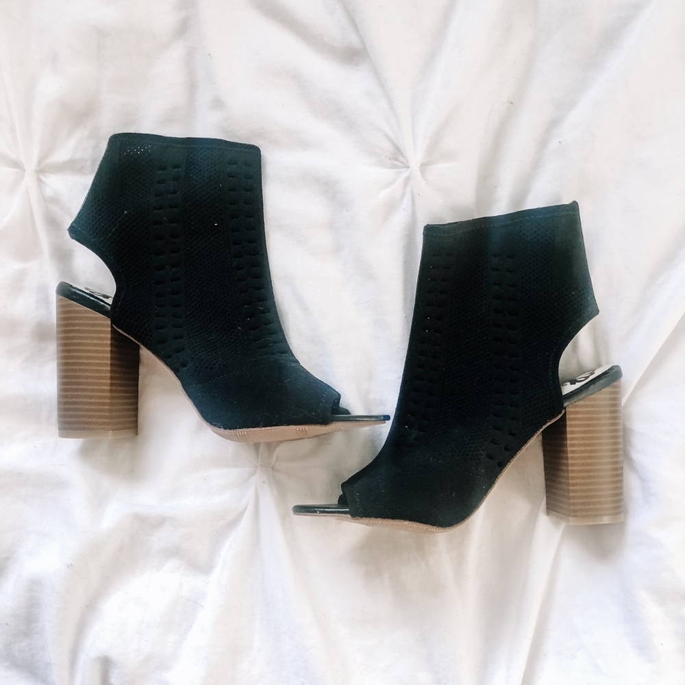 Fergie Block Heel Sandal Booties